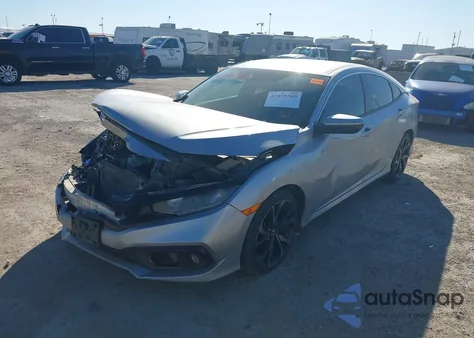 2021 Honda Civic Sport z USA, uszkodzony, nr VIN 2HGFC2F87MH519835